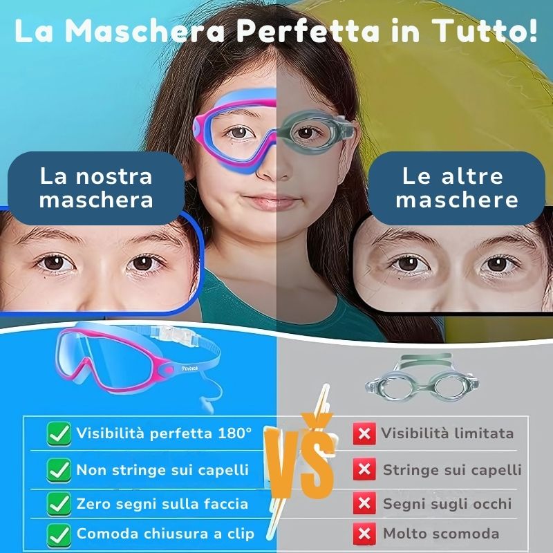 Swimmy - Maschera Comoda e Sicura