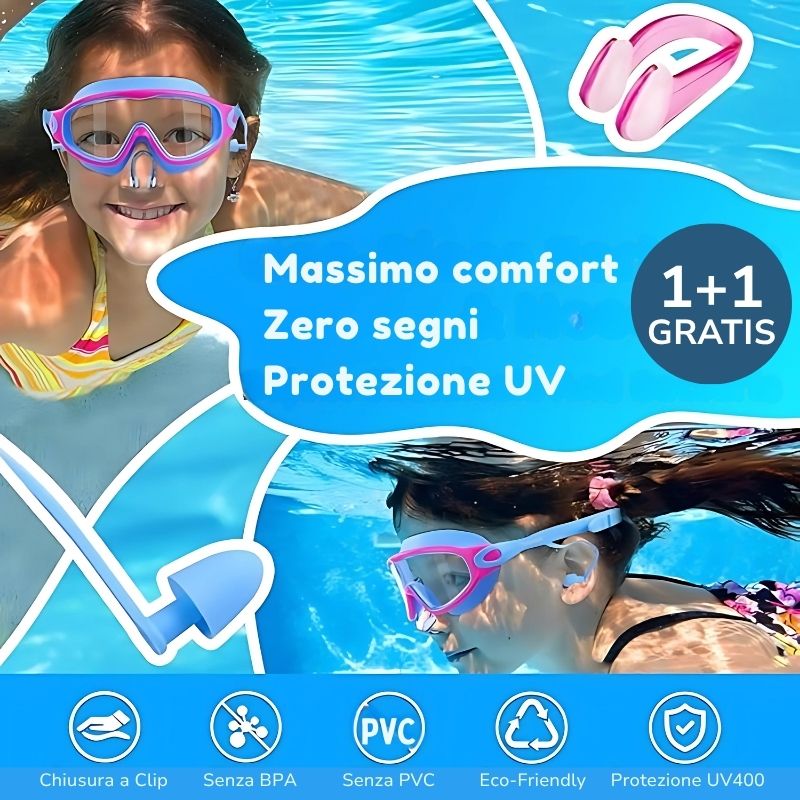 Swimmy - Maschera Comoda e Sicura