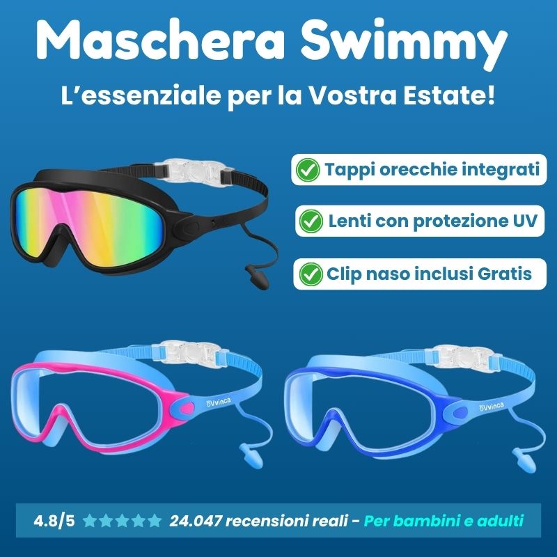 Swimmy - Maschera Comoda e Sicura